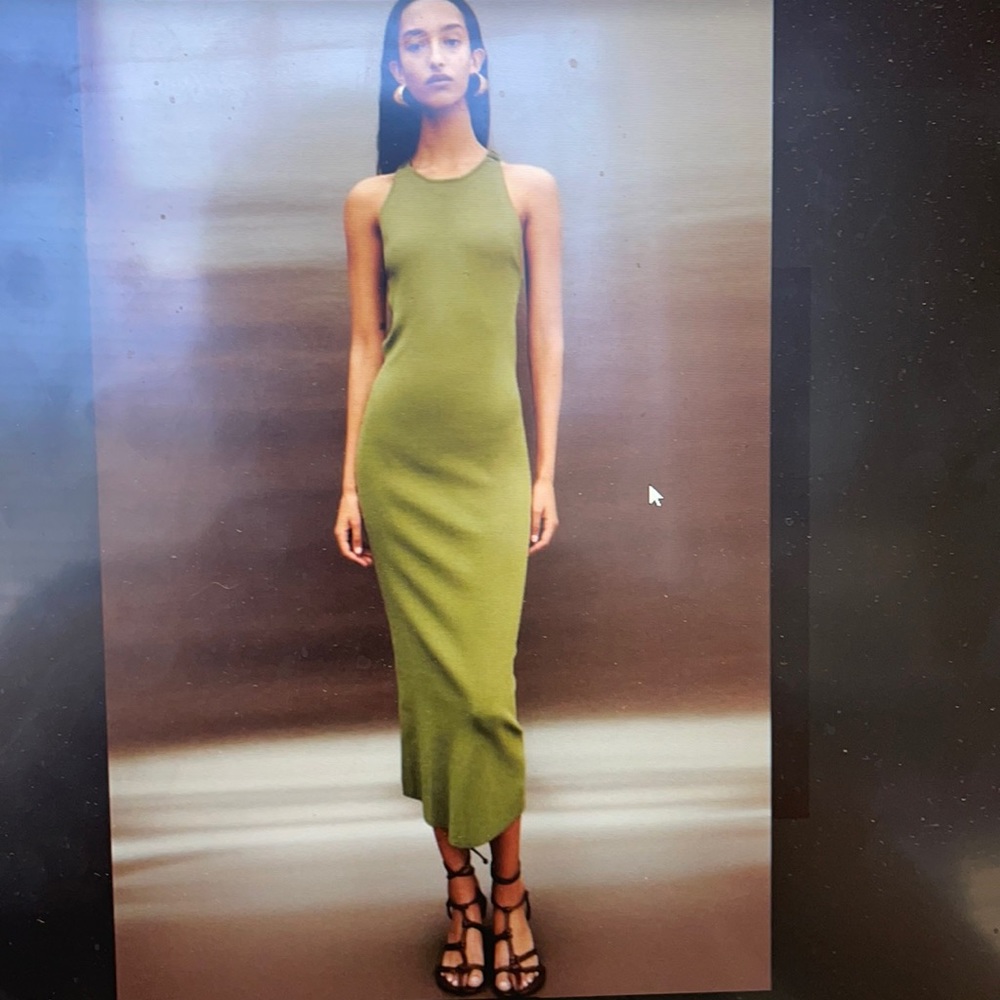 Zara knit midi dress